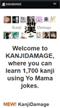 Mobile Screenshot of kanjidamage.com